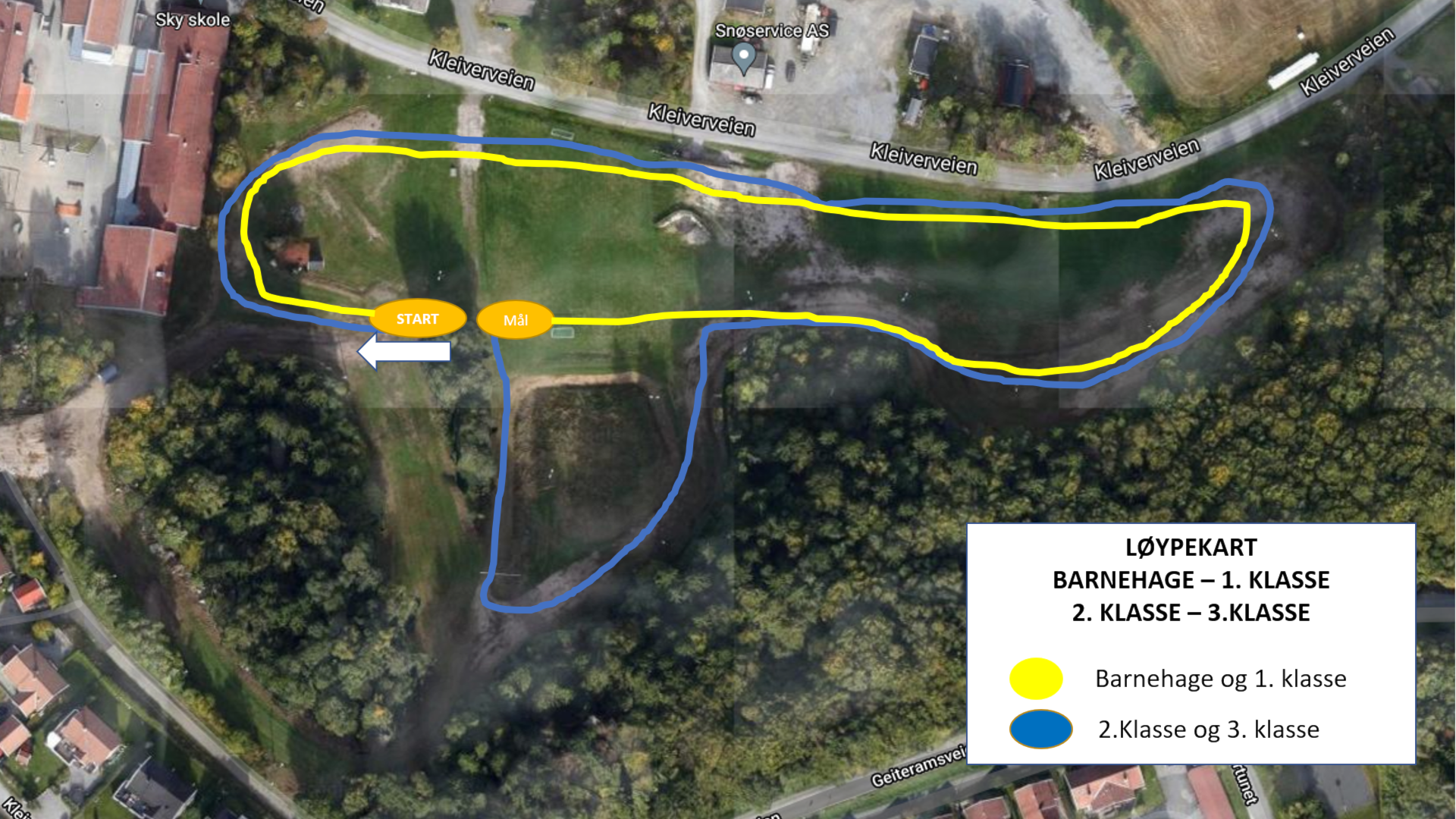 Løypekart barmarkskarusell 2021